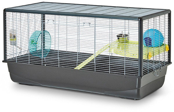 

Большая клетка для хомяков Savic Hamster Plaza 100*50*50 см, серая