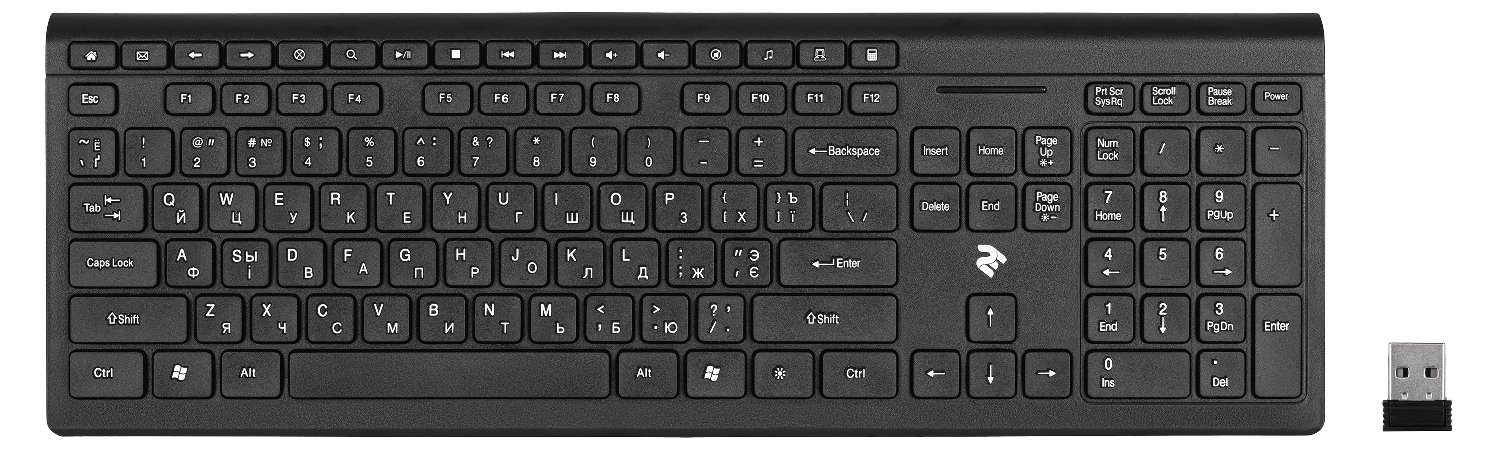 

Клавиатура беспроводная 2E KS210 Slim (2E-KS210WB)