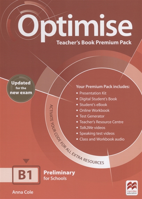 

Optimise B1. Teacher`s Book Premium Pack