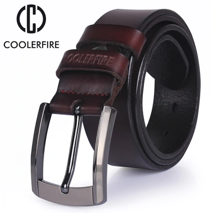 

Кожаный мужской ремень Primo Coolerfire HQ036 - Coffee Primo коричневый