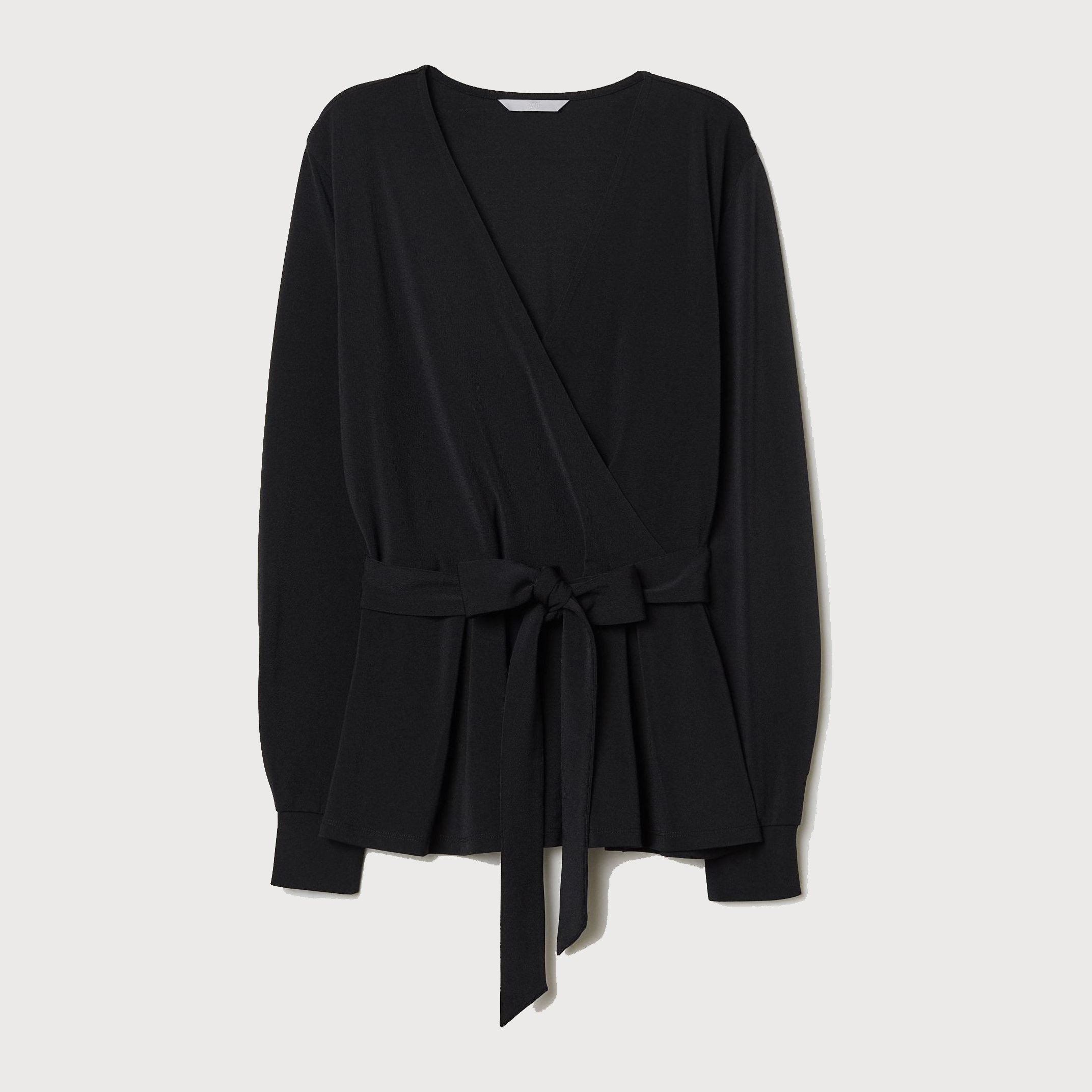 

Блузка H&M 97162122  Черная, Блузка H&M 97162122 XS Черная