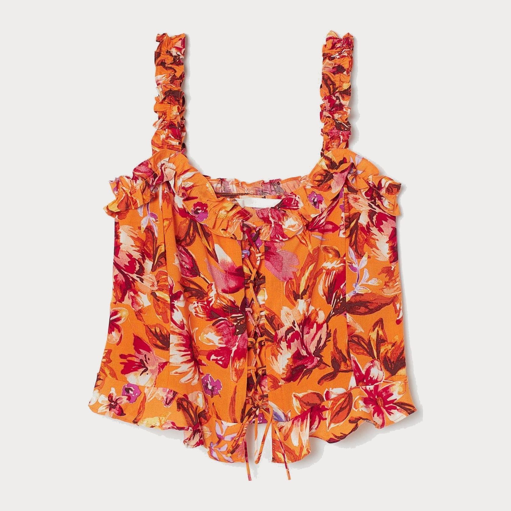 

Топ H&M 98758220  Желтый, Топ H&M 98758220 XL Желтый