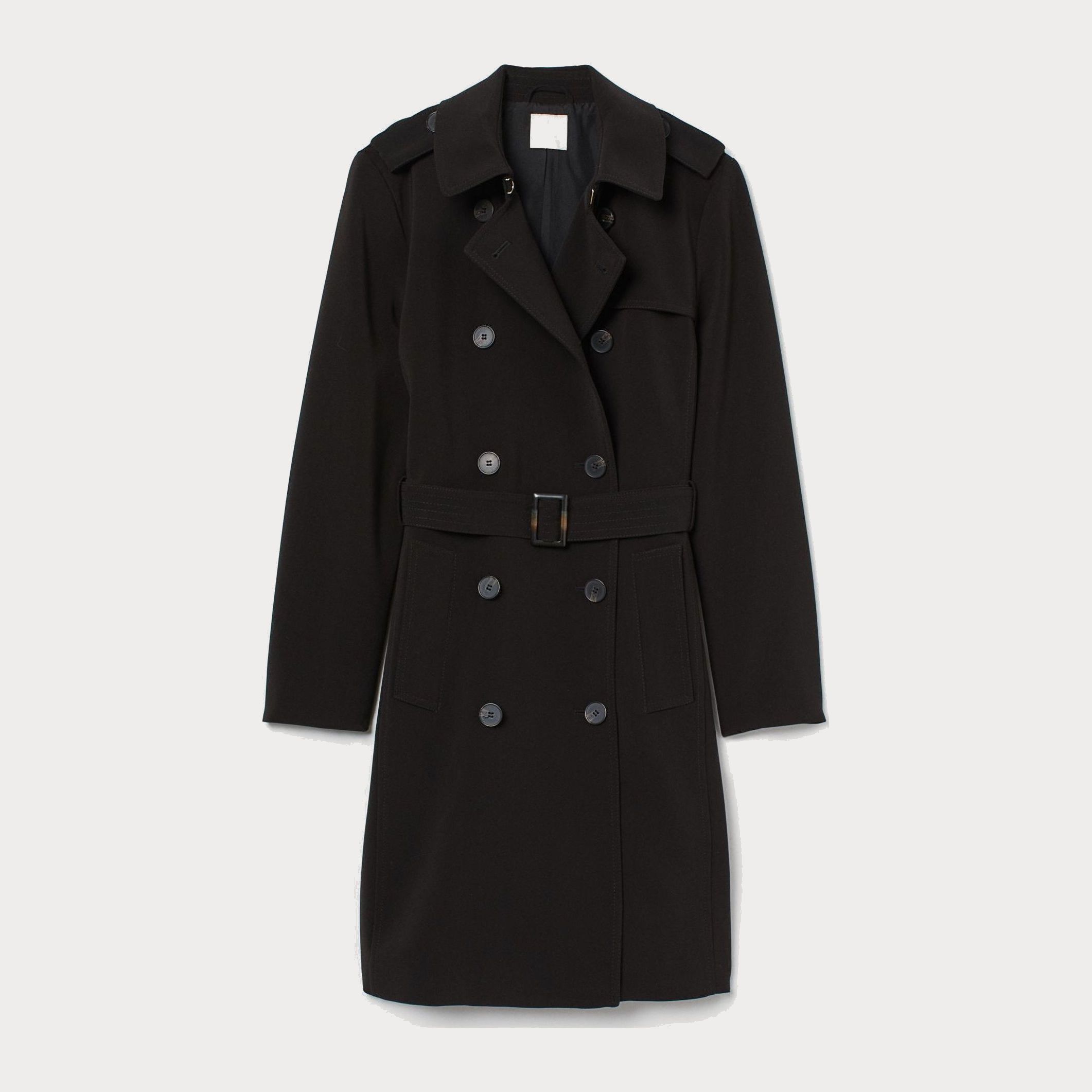 

Тренч H&M 87019248 36 Черный