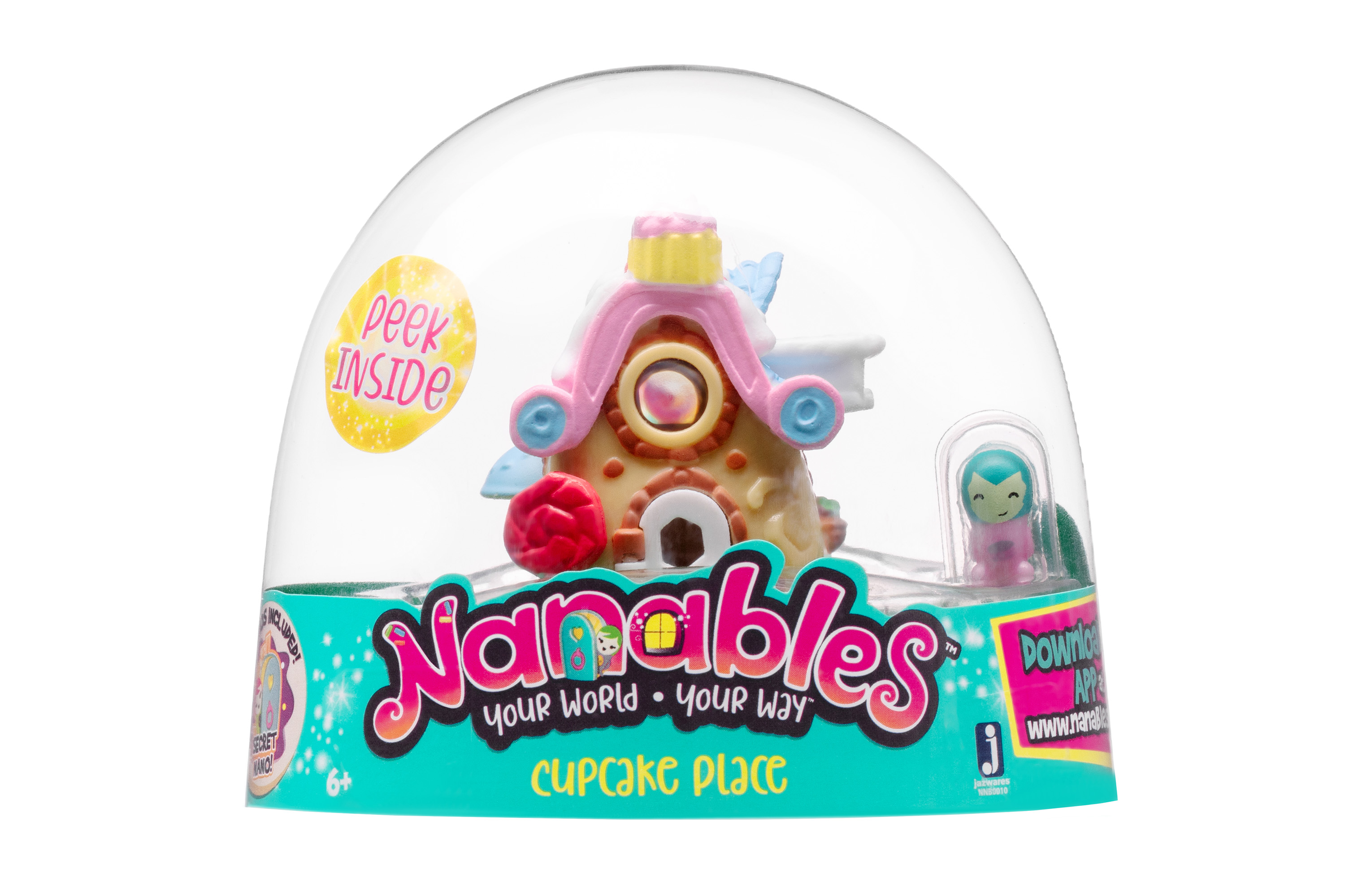 

Набір Jazwares Nanables Small house Місто солодощів Кондитерська Кращі капкейкі (NNB0010)