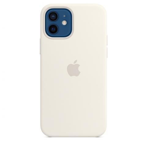

Чехол Без бренда Silicone Case with MagSafe для iPhone 12 Mini White