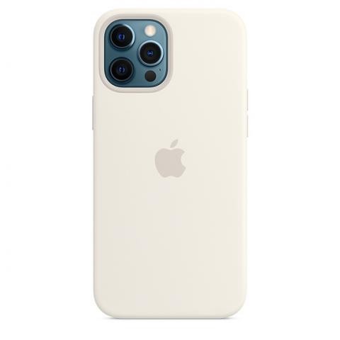 

Чехол Без бренда Silicone Case with MagSafe для iPhone 12/12 Pro White