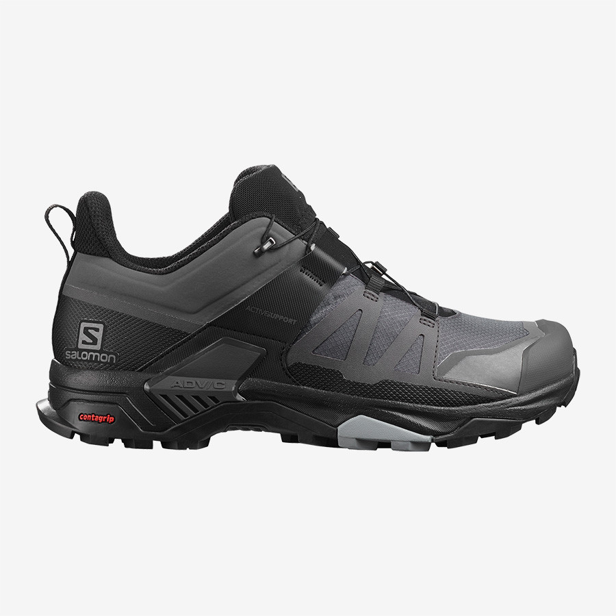 

Мужские кроссовки SALOMON X ULTRA 4 GORE-TEX серые 44 (28 см.)
