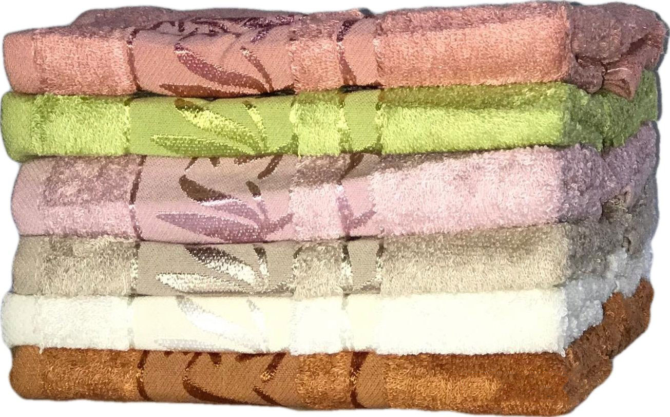 

Набор махровых полотенец Miss Cotton Bamboo De Lux 70x140 6 шт (ts-01494)