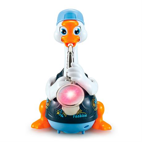 

Интерактивная музыкальная игрушка Hola Toys Гусь-саксофонист (6111) синий