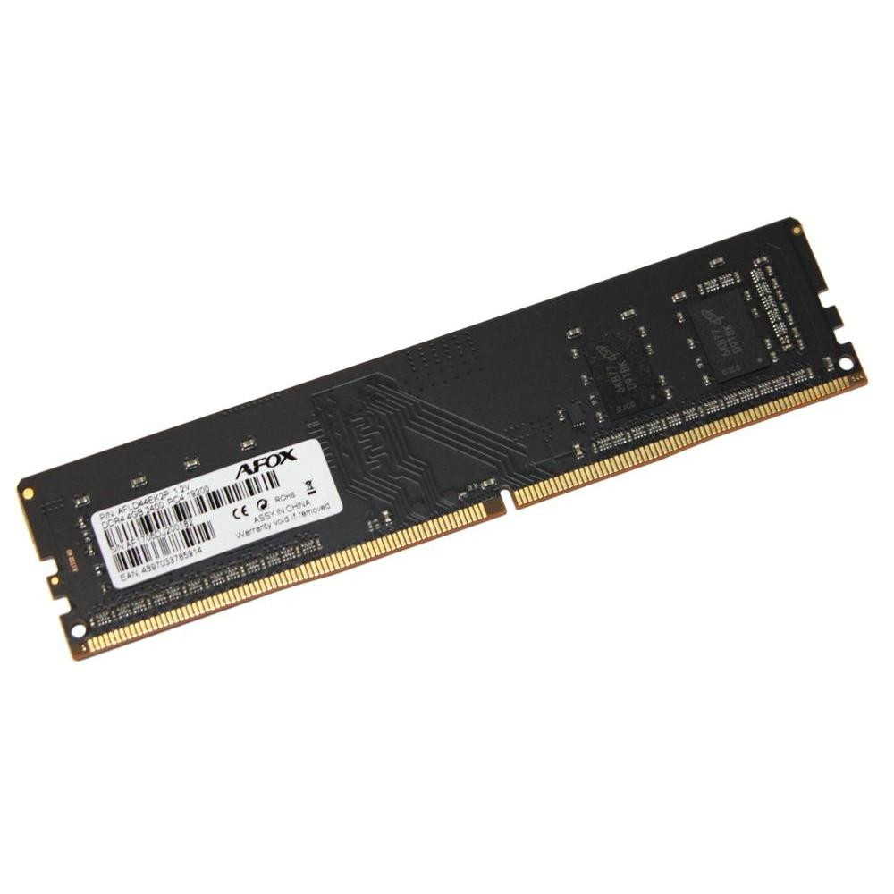 

Память DDR4 4Gb, 2400 MHz, AFOX, 16-16-16-38, 1.2V (AFLD44EK2P)