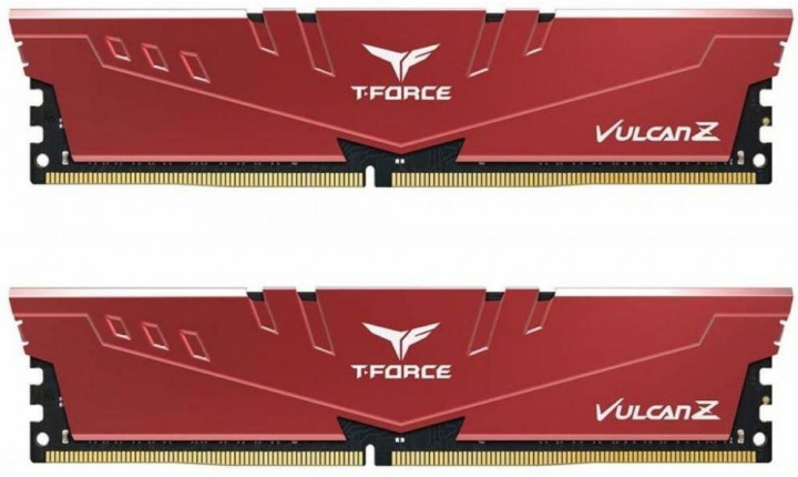 

Память DDR4 8Gb x 2 (16Gb Kit), 3600 MHz, Team Vulcan Z, Red (TLZRD416G3600HC18JDC01)