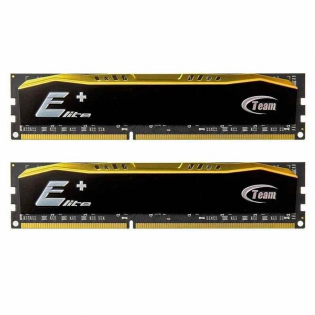 

DDR4 4Gb x 2 (8Gb Kit) 2400 MHz (PC4-19200), Team Elite Plus, 16-16-16-39, 1.2V, с радиатором (TPD48G2400HC16DC01)