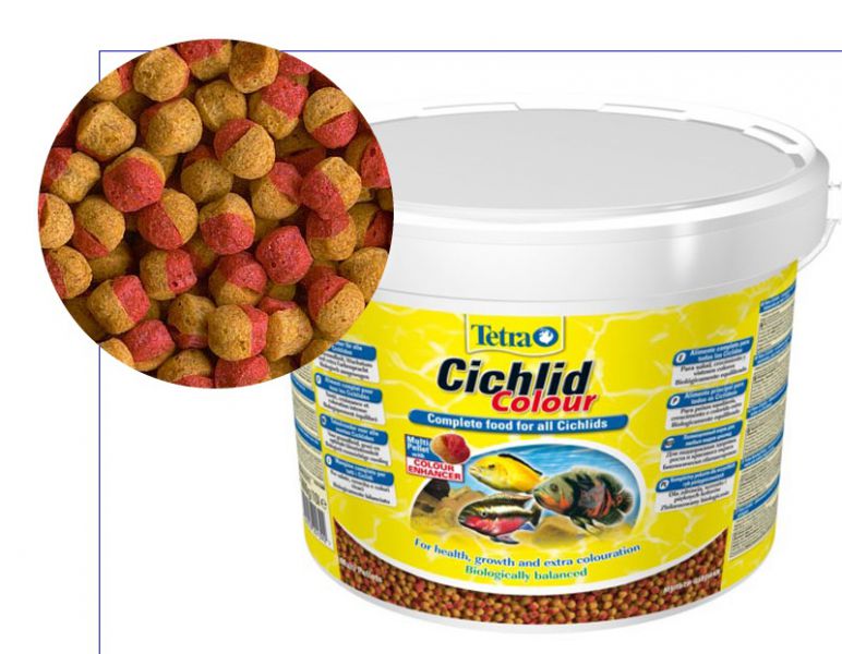 

Корм Tetra Cichlid Colour гранулы 10 л /3.6кг