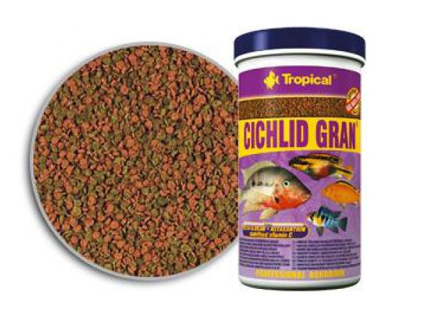 

Корм Tropical Cichlid Gran гранулы 250мл/138гр