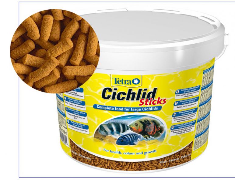 

Корм Tetra Cichlid Sticks палочки 10 литров или 2,9 кг