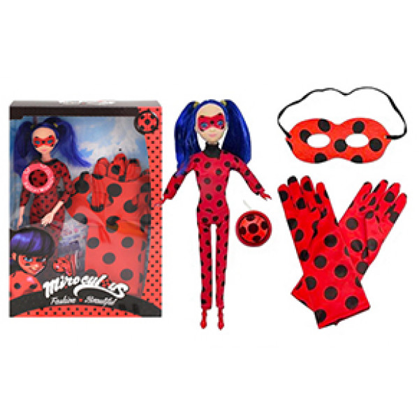 

Лялька "Леді Баг" музична + маска і рукавички (коробка) TM533A р.34*23*4,5см. *