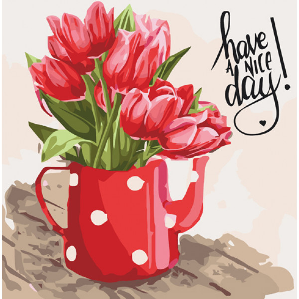 

Набір для розпису "Have a nice day" 40*40 см *