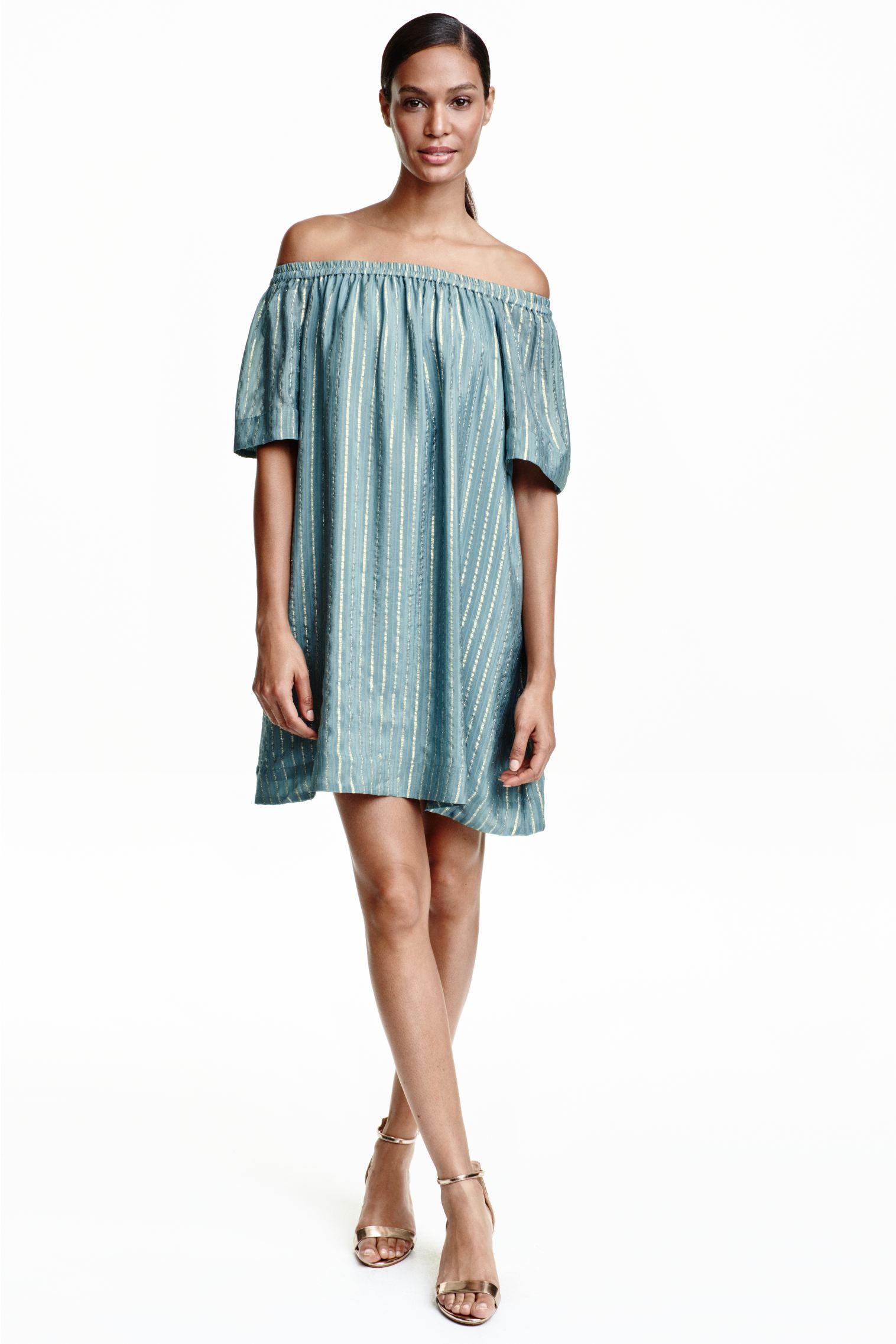 

Платье H&M 28418676 38 Голубое