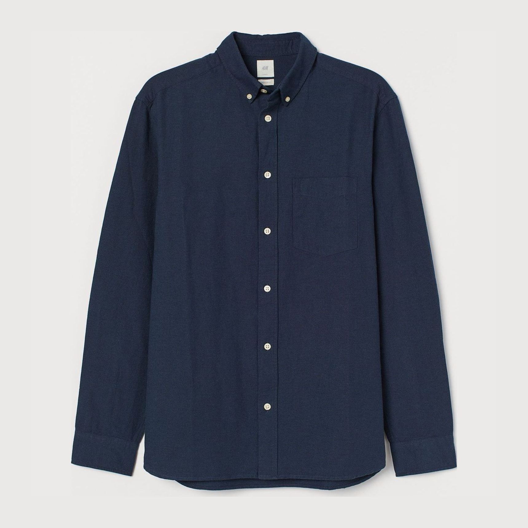 

Рубашка H&M 31120102 М Темно-синяя