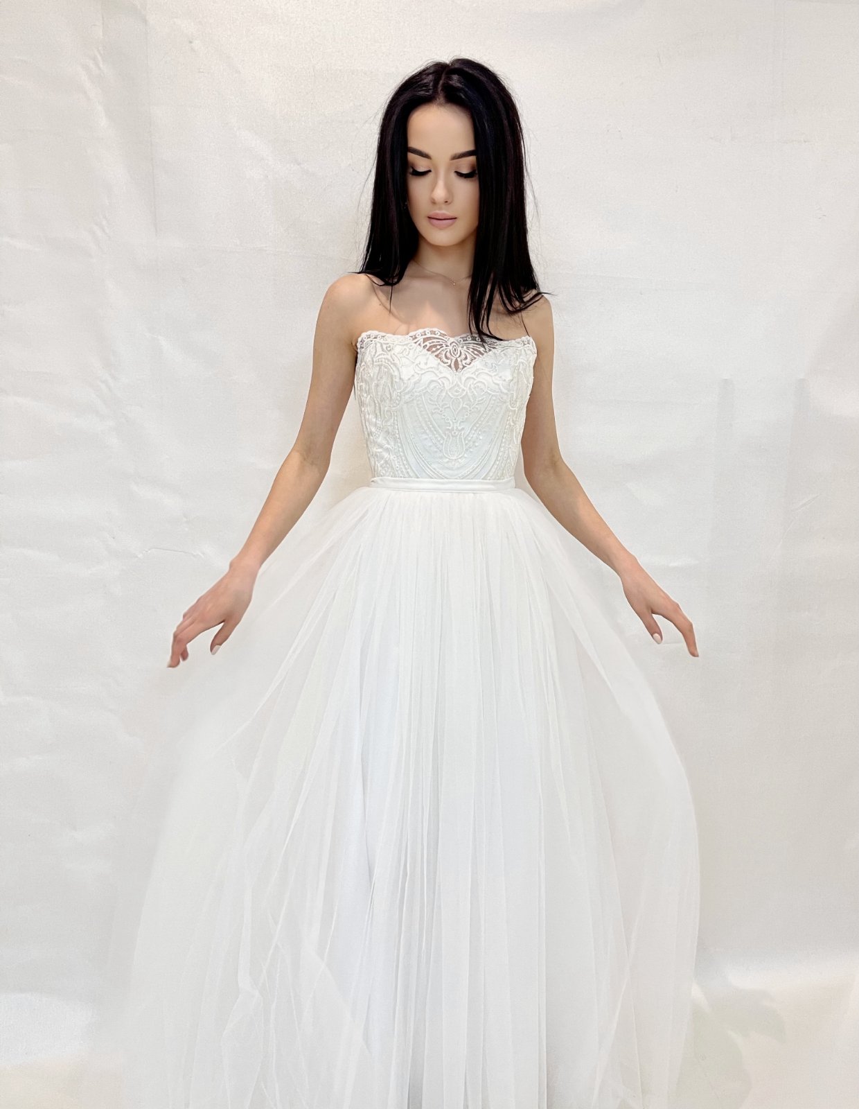 

Свадебное платье ANGEL FASHION DRESS BRINA 42 молочный