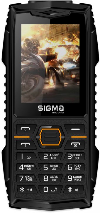 

Мобильный телефон Sigma mobile X-treme AZ68 Black-Orange