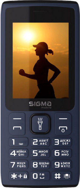 

Мобильный телефон Sigma mobile X-Style 34 NRG blue