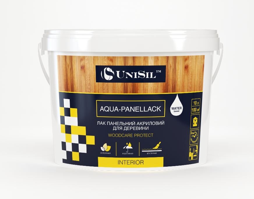 

Лак панельний Unisil Aqua-Panellack, 3 л, Глянцевий