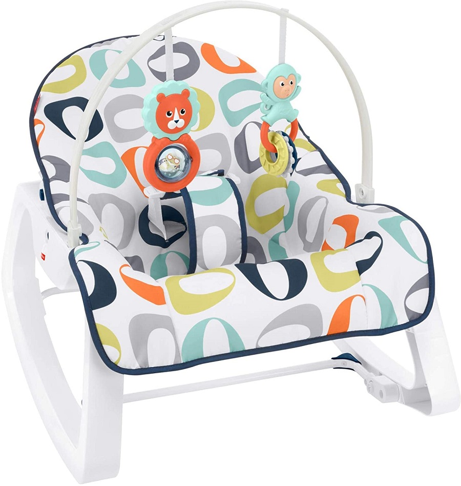 

Кресло-качалка детский массажный шезлонг Fisher-Price Росток от 0 до 18 кг
