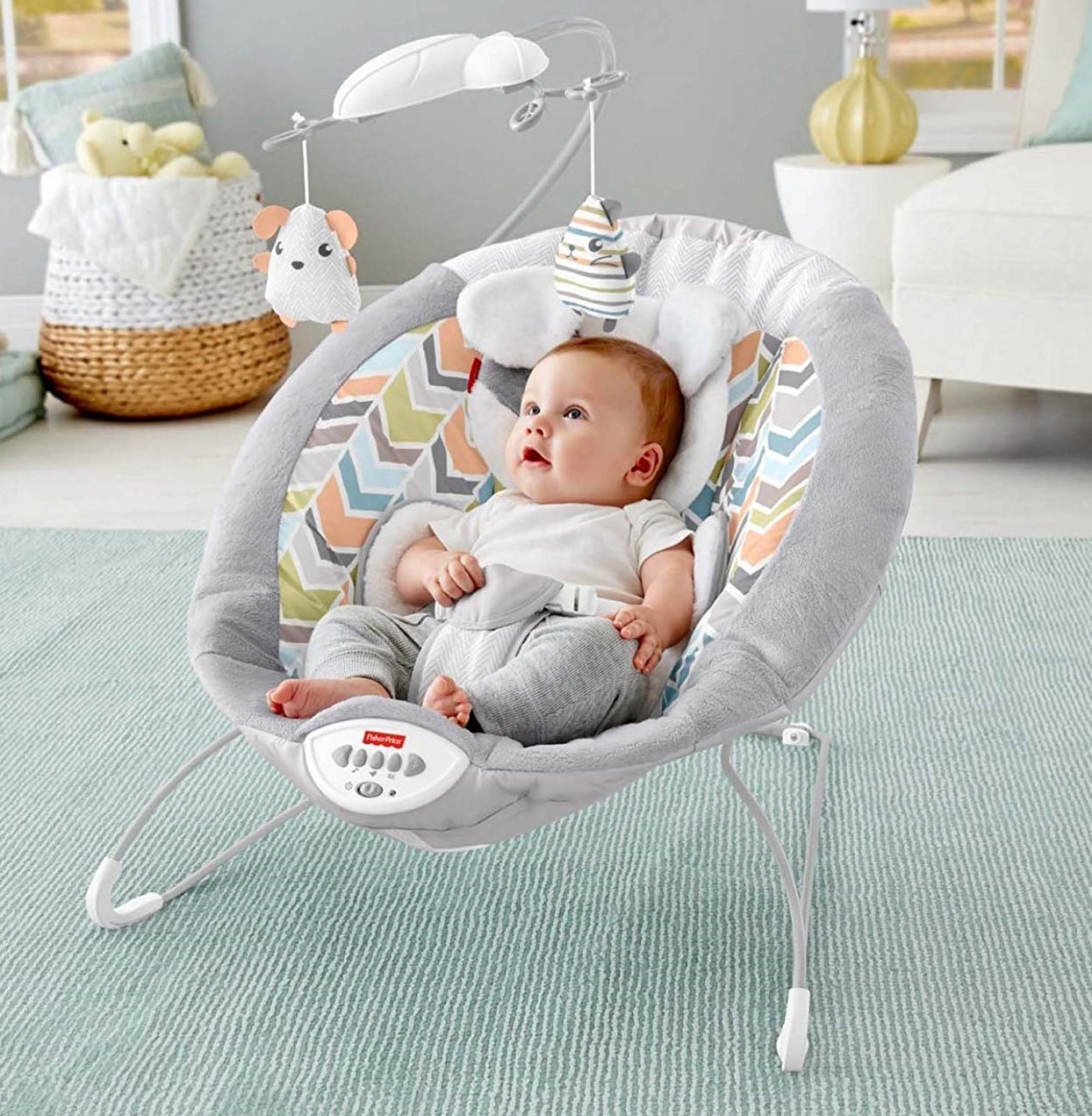 

Детский шезлонг кресло-качалка Fisher-Price Мой Маленький Щеночек