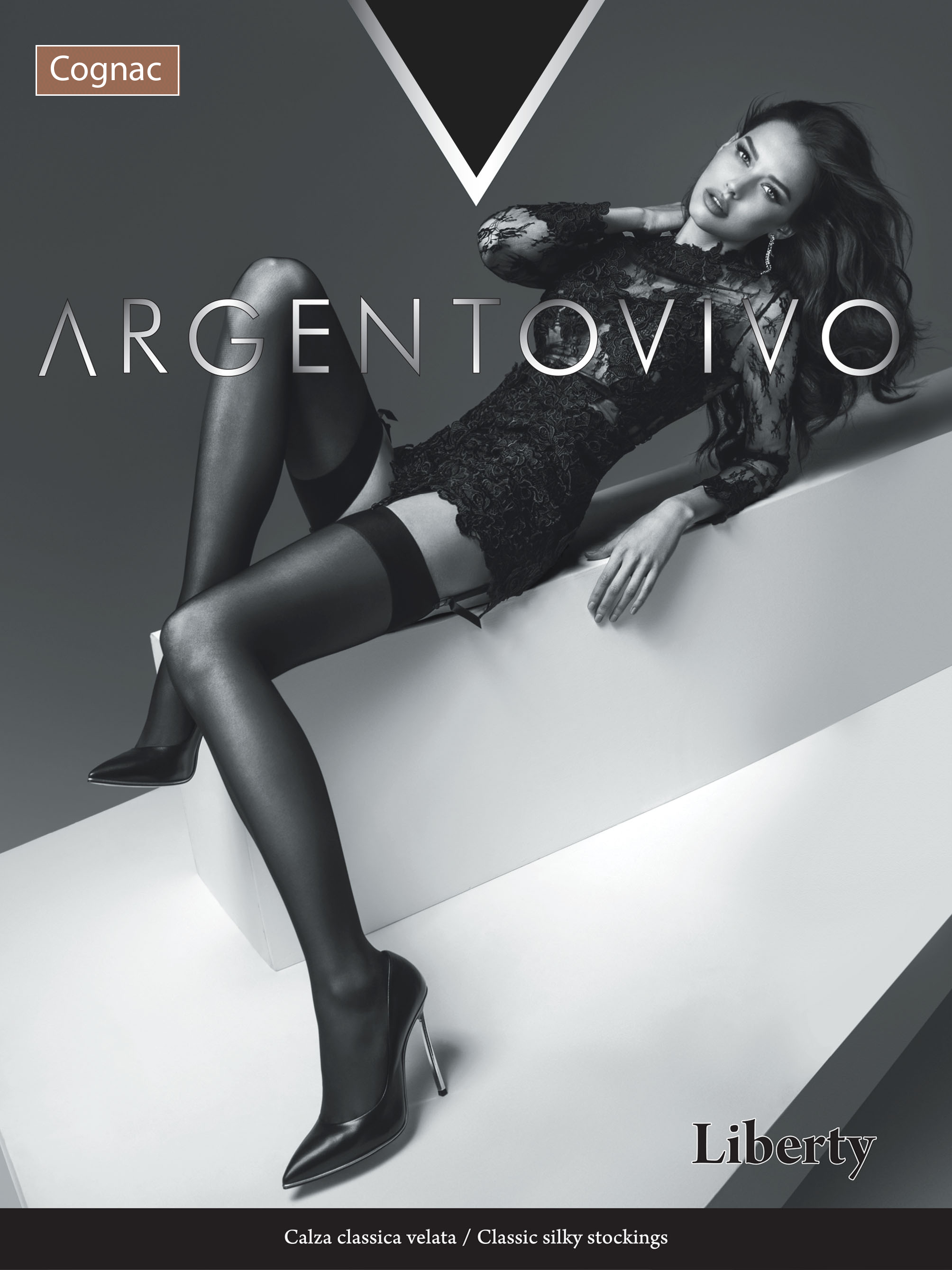 

Чулки Argentovivo Liberty 20 Den  р Cognac, Чулки Argentovivo Liberty 20 Den 4 р Cognac