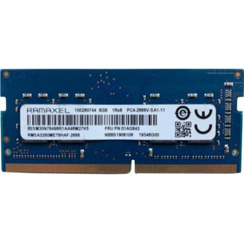 

Модуль памяти Ramaxel DDR4 8Gb 2666 MHz Sodimm (RMSA3260ME78HAF-2666)