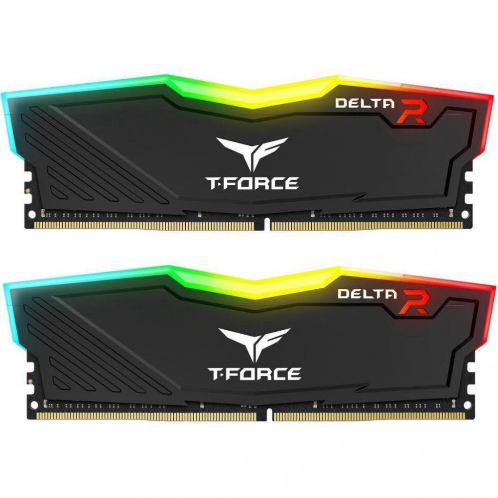 

Модуль памяти Team DDR4 32GB (2x16GB) 3200 Delta RGB black (TF3D432G3200HC16FDC01)