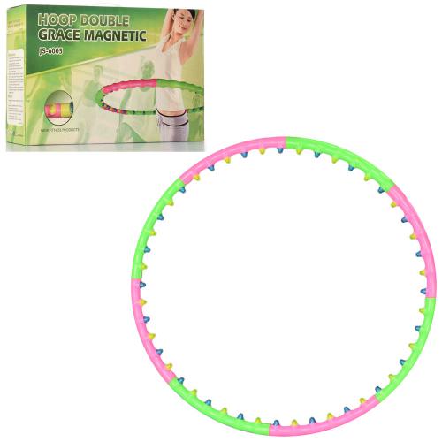 

Обруч массажный MS 0456 100см, 8 частей, массажные части 48шт