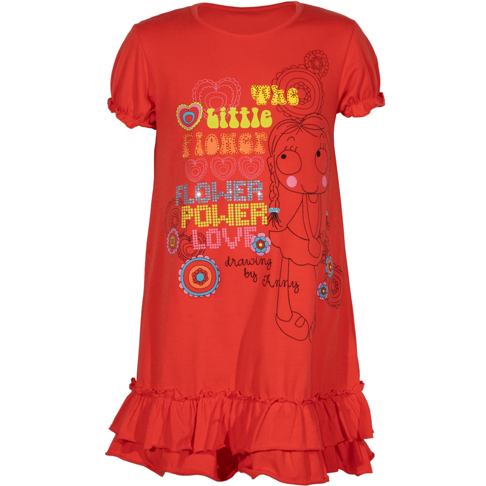 

Платье Losan Kids girls (316-7022AD/509) Коралловый 7 Years-122 см