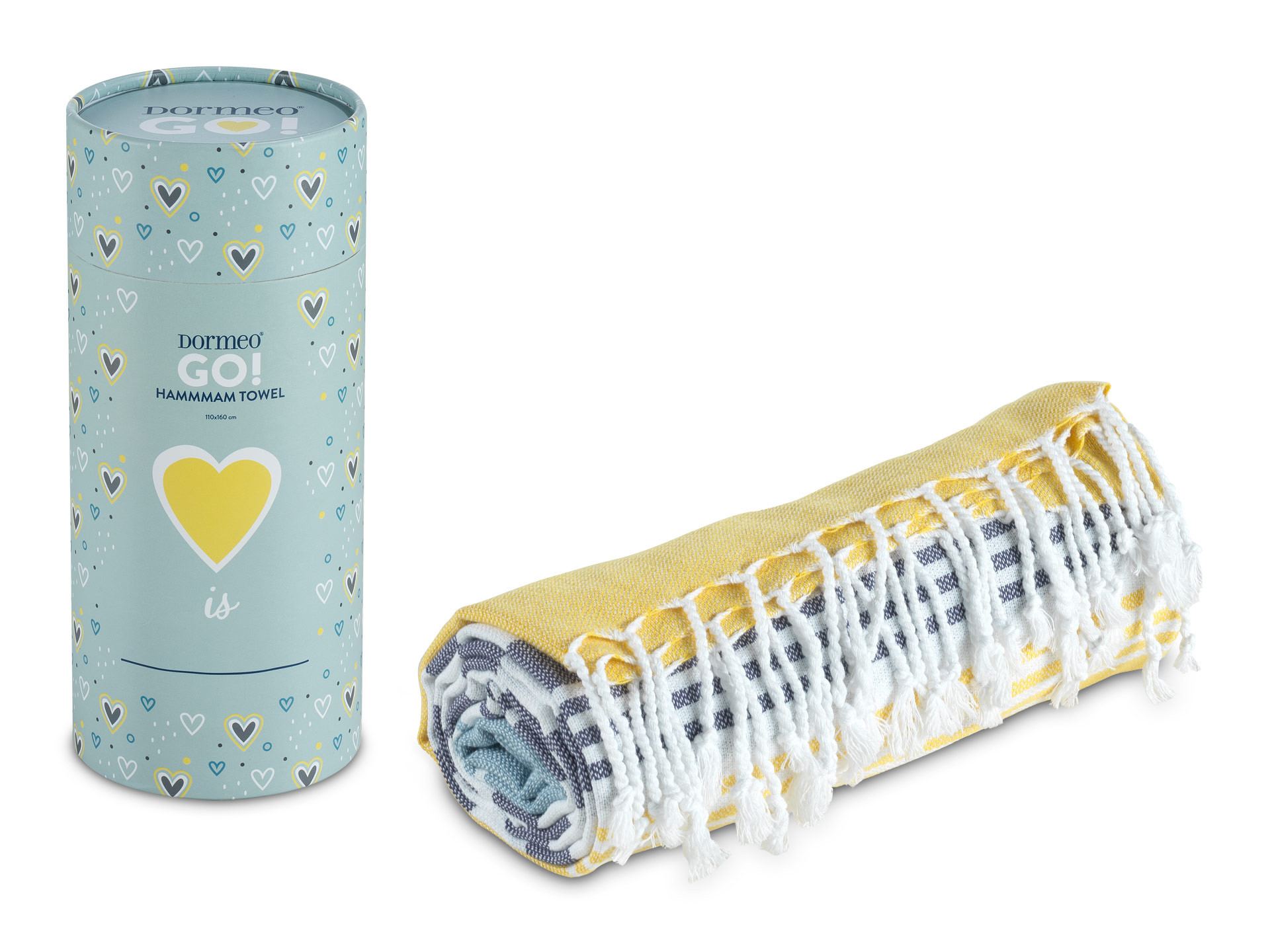 

Дорожное полотенце Hammmam Valentines Dormeo 110x160 см
