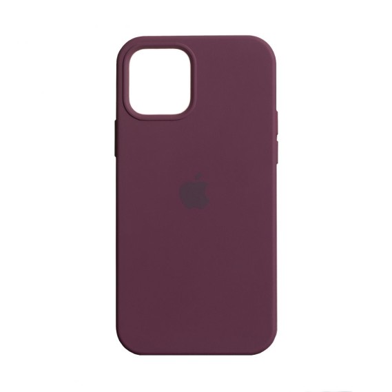 

Чехол MagSafe Silicone Case для Apple iPhone 12 Pro Max (Бордовый)