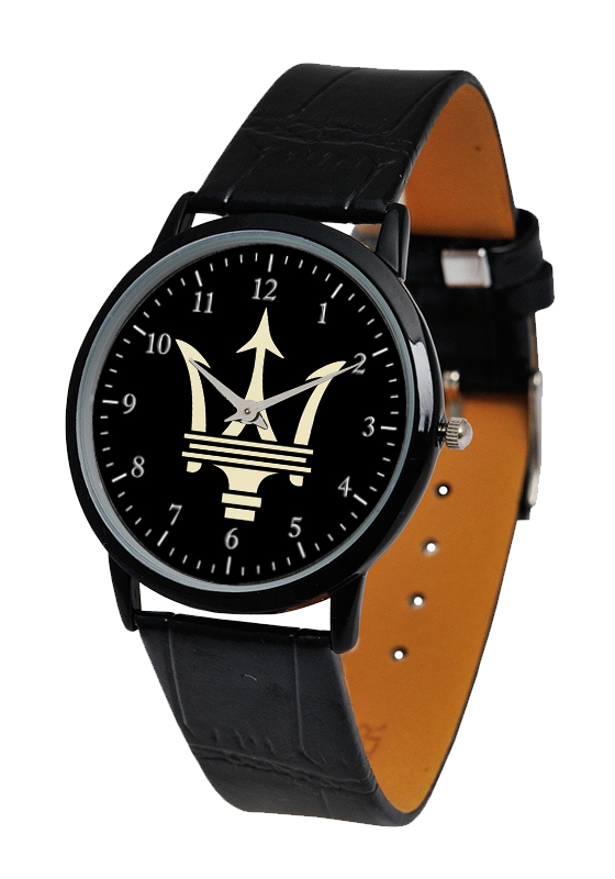 

Часы мужские авто Мазерати (Slim 126 black Maserati)
