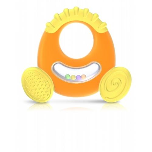 

Прорезыватель-погремушка с контейнером, Nuby