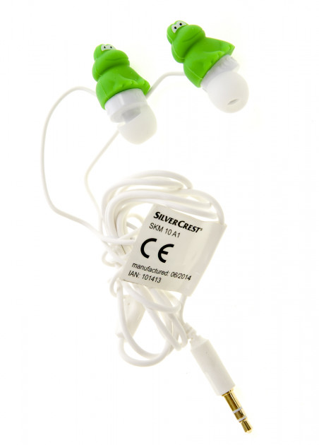

Наушники вакуумные SilverCrest Лягушка White-Green