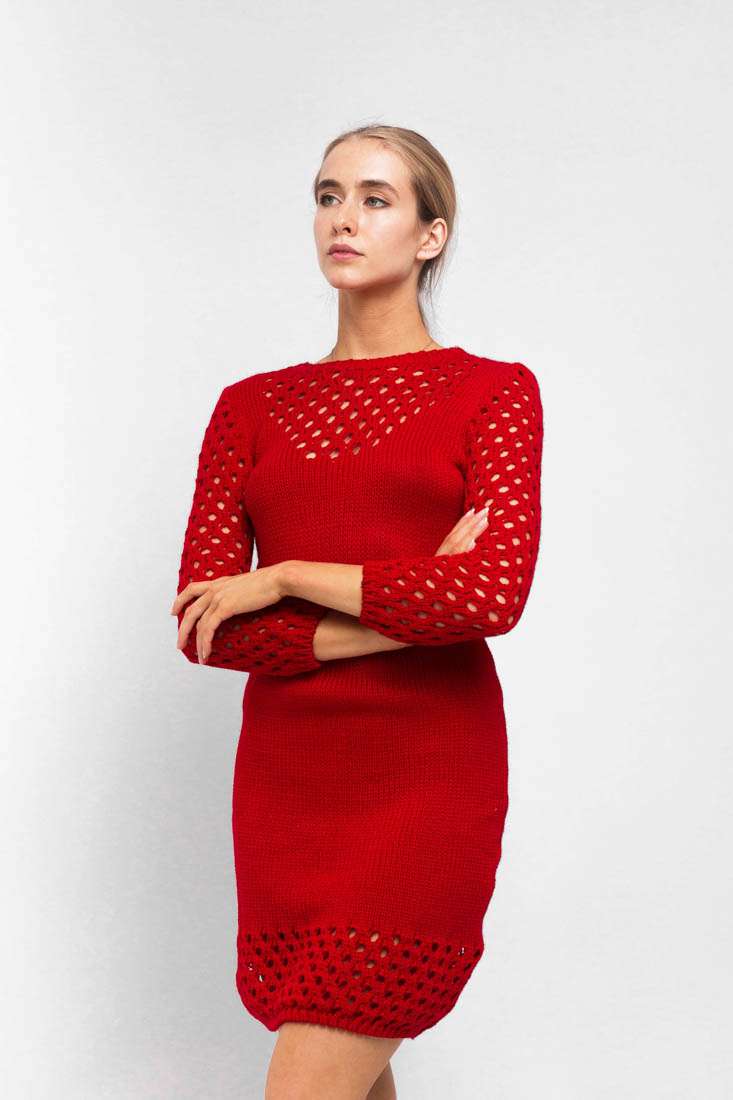 

Платье Наталка Далида M красный