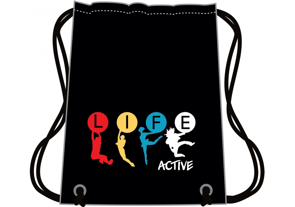 

Сумка для обуви Cool for school Active Life 40x33 см черная (CF85719)