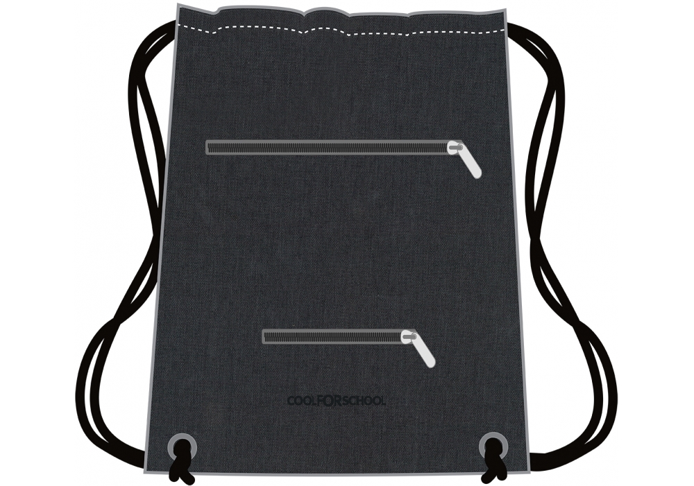 

Сумка для обуви Cool For School 47x35 см черная (CF85759-01)