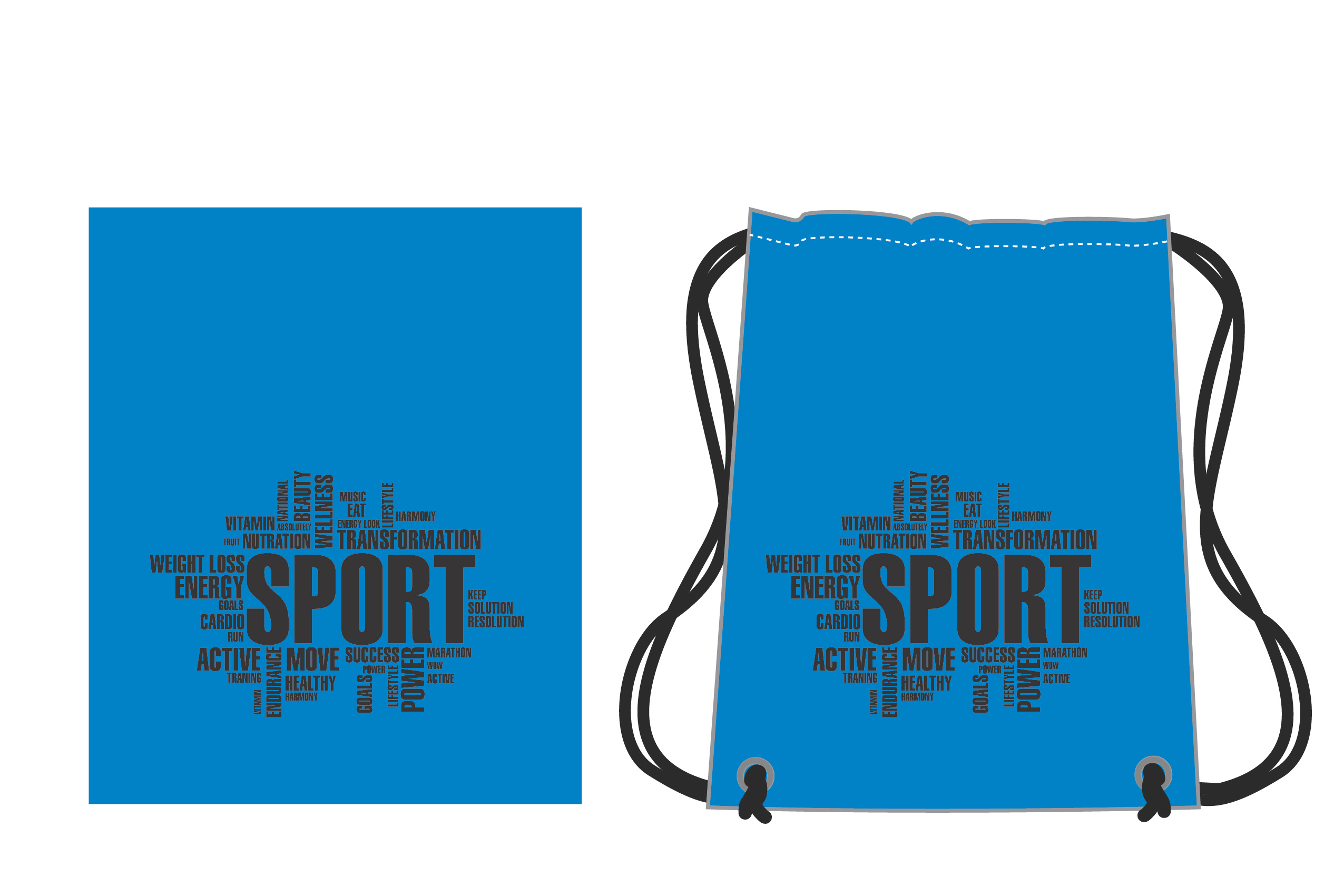 

Сумка для обуви Cool for school Sport 40x33 см синяя (CF85718-02)
