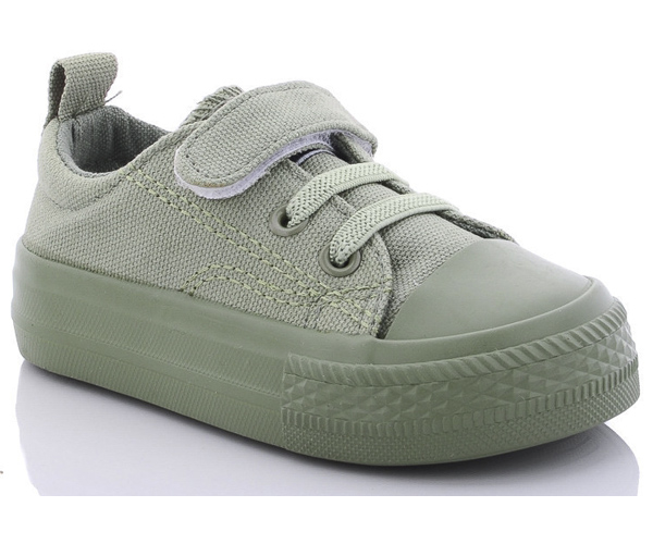 

Текстильные кеды Comfort-baby с прорезиненным носком CB-GR 23 Хаки (nv3010-23)