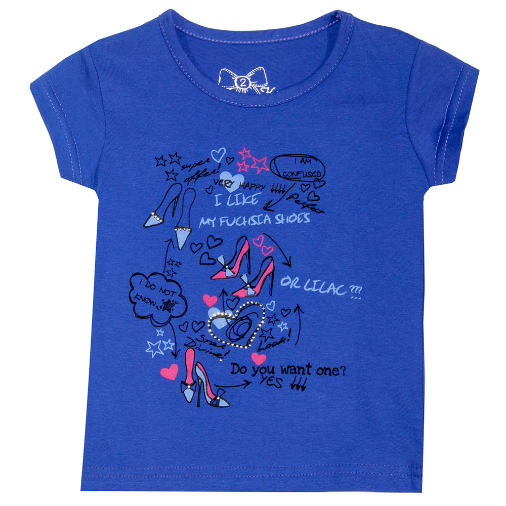 

Футболка Losan Kids girls (316-1204AD/143) Сиреневый 2 Years-92 см