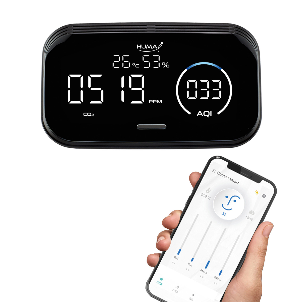 

Аналізатор якості повітря Huma-i smart