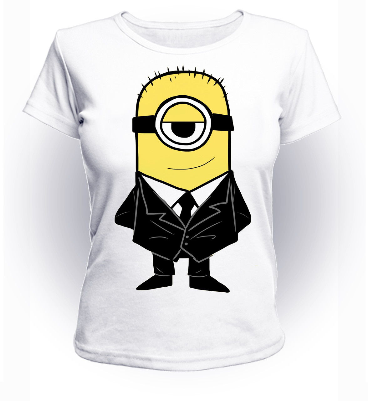

Футболка GeekLand Миньоны Гадкий я Despicable Me смокинг DM.01.038 (FU21DM.01.038/girl-98)