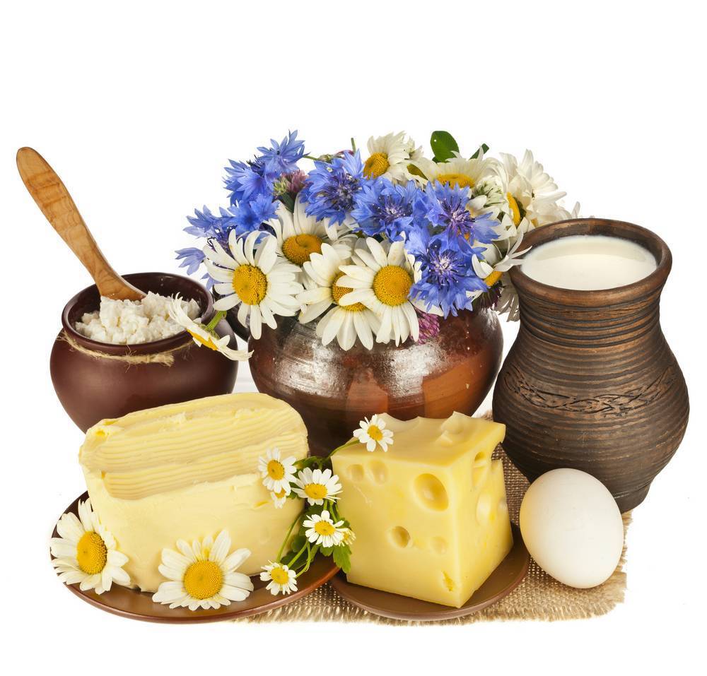 

Картина на холсте LaPrint Молочные продукты 120х120 см