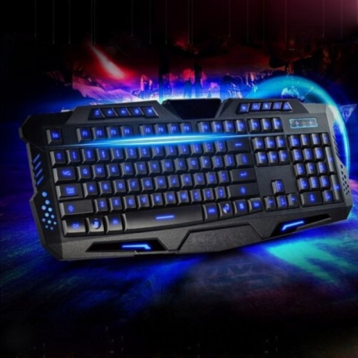 

Игровая проводная русская клавиатура M200 с подсветкой USB