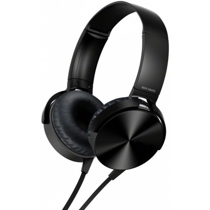 

Накладные проводные стерео наушники MDR XB 450 Чёрные